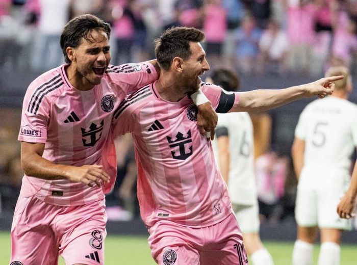 梅西头球破门扳平奥斯汀队 连续第四场破门创纪